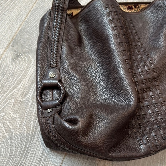 Brighton Dark Brown Leather Shoulder Bag - Picture 5 of 9